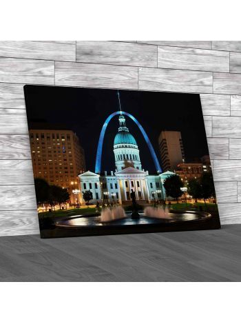 Downtown St Louis MO Canvas Print Large Picture Wall Art