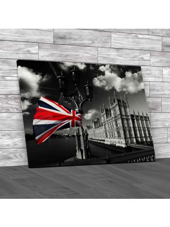 Houses of Parliament UK Canvas Print Large Picture Wall Art