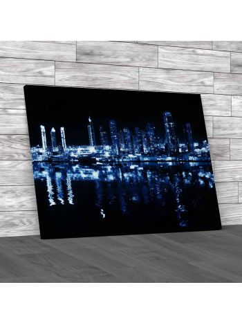 Dubai Skyline Cityscape Canvas Print Large Picture Wall Art