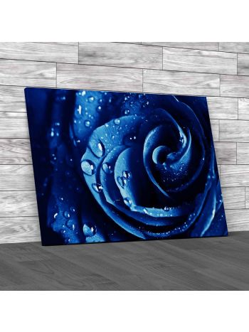 Water Rose Petals Floral Canvas Print Large Picture Wall Art