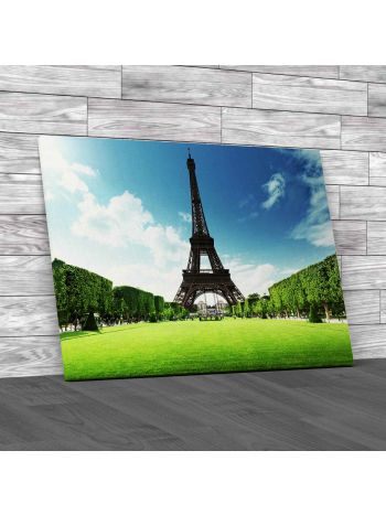Eiffel Tower In Paris Canvas Print Large Picture Wall Art