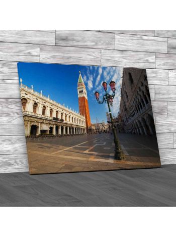 St Marks Square Venice Canvas Print Large Picture Wall Art