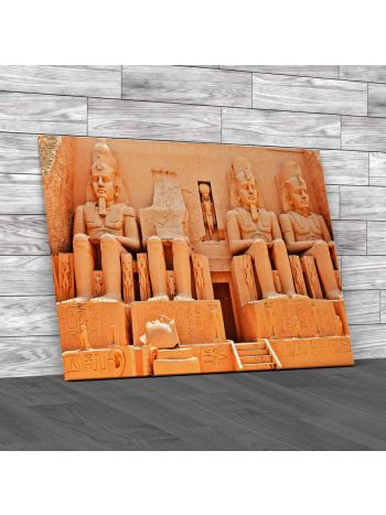 Ancient Egyptian Statue Canvas Print Large Picture Wall Art
