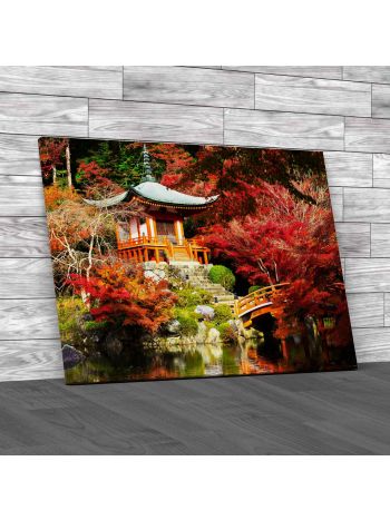 Autumn Season In Japan Canvas Print Large Picture Wall Art