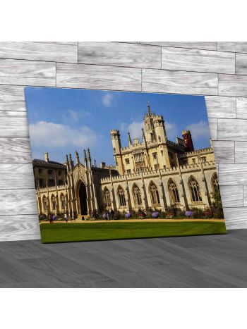 St Johns College In Cambridge Uk Canvas Print Large Picture Wall Art