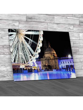 Cardiff Bay Skyline Canvas Print Large Picture Wall Art
