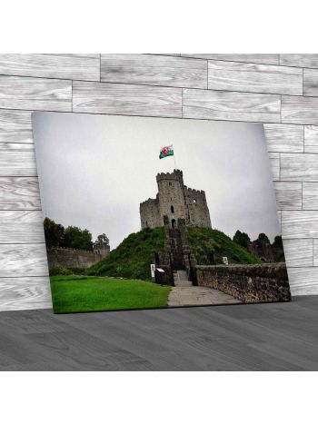 Cardiff Castle Canvas Print Large Picture Wall Art
