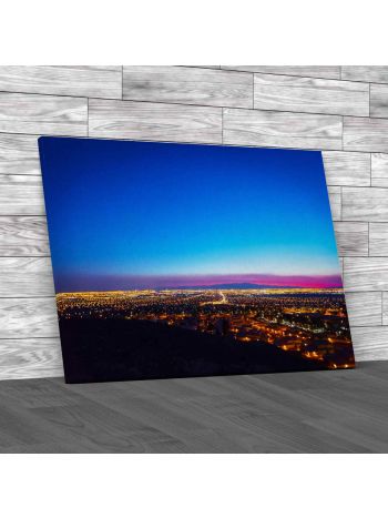 Liverpool Skyline At Sunrise Canvas Print Large Picture Wall Art
