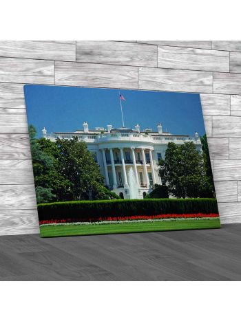 The White House Canvas Print Large Picture Wall Art