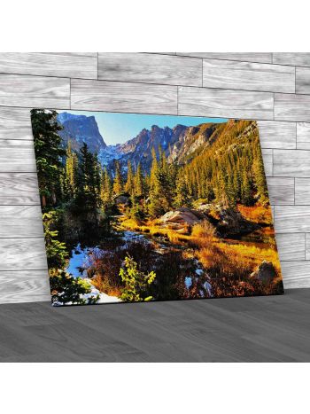 Rocky Mountain National Park Colorado Canvas Print Large Picture Wall Art