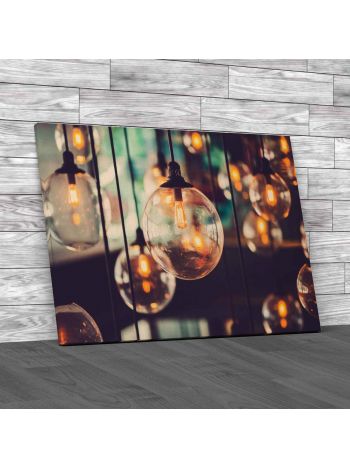 Luxury Light Lamp Decor Canvas Print Large Picture Wall Art
