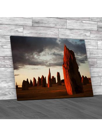 Pinnacles Desert Western Australia Canvas Print Large Picture Wall Art