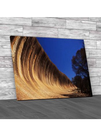 Wave Rock Western Australia Canvas Print Large Picture Wall Art