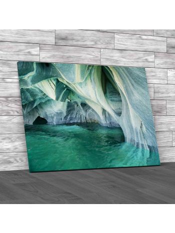 Marble Caves Carrera Lake Chile Canvas Print Large Picture Wall Art