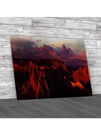 Atacama Desert Panorama Chile Canvas Print Large Picture Wall Art