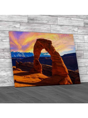 Arches National Park In Utah Canvas Print Large Picture Wall Art