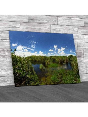 Everglades National Park Panoramic Landscape Canvas Print Large Picture Wall Art