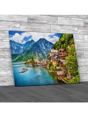 Hallstatt Austria Canvas Print Large Picture Wall Art