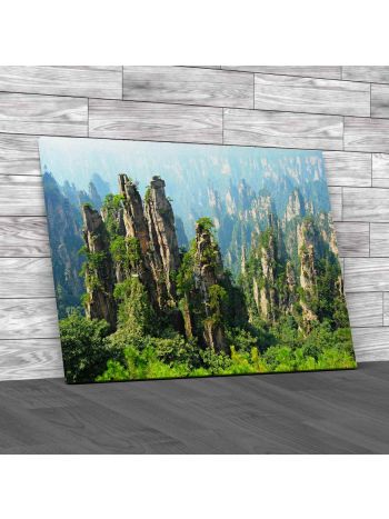 Zhangjiajie National Forest Park China 3 Canvas Print Large Picture Wall Art