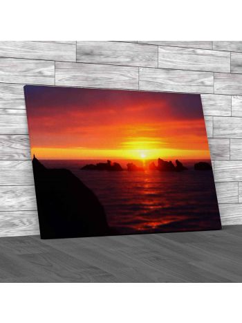 Bandon United States Canvas Print Large Picture Wall Art