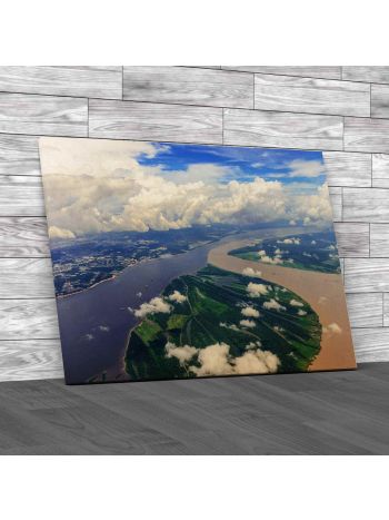 Amazon River Canvas Print Large Picture Wall Art