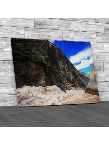 Tiger Leaping Gorge China Canvas Print Large Picture Wall Art