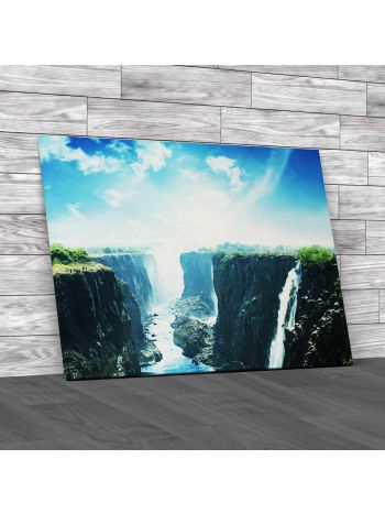 Victoria Falls 2 Canvas Print Large Picture Wall Art