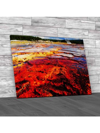 Yellowstone National Park Wyoming Canvas Print Large Picture Wall Art