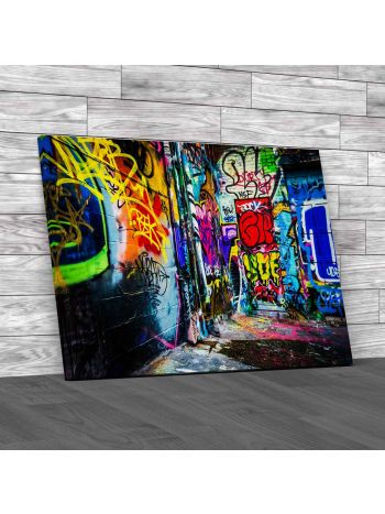 Graffiti Street Art Canvas Print Large Picture Wall Art