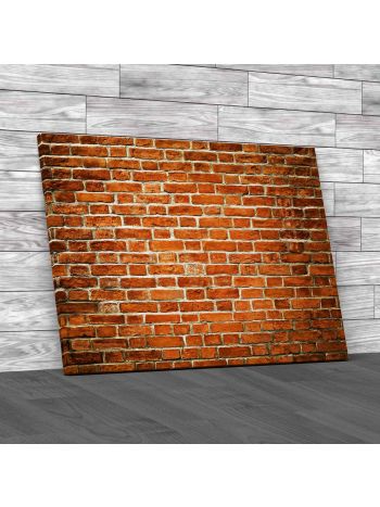 Red Bricks Canvas Print Large Picture Wall Art