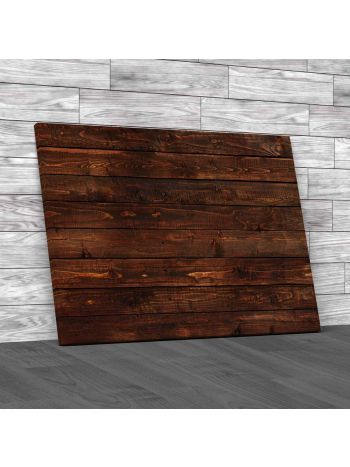 Deep Brown Timber Canvas Print Large Picture Wall Art