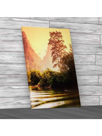 Tropical Landscapes Vietnam Canvas Print Large Picture Wall Art